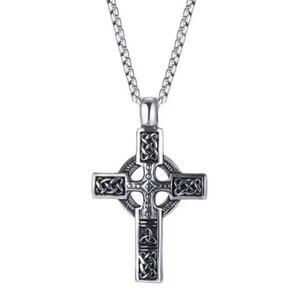 Celtic Cross Necklace Irish Christian VTG Retro Fashion Anniversary Birthday NEW